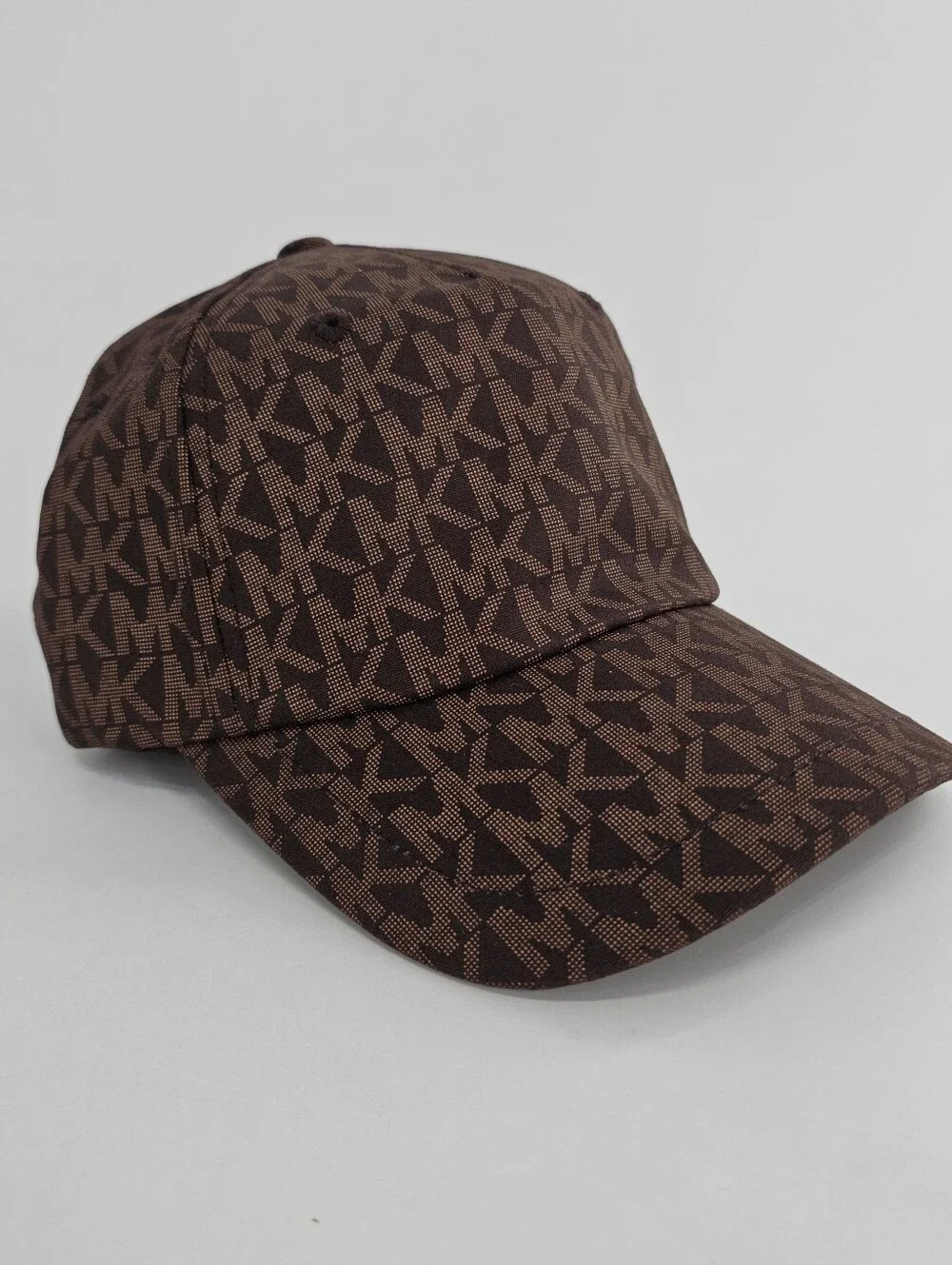 Michael Kors Monogram Logo Print Baseball Cap Women's